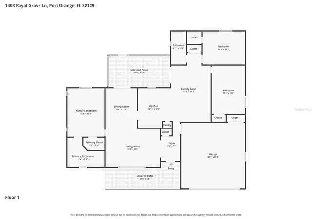 35th image of 1408 Royal Grove Ln, Port Orange, FL 32129 | MLS# FC318783