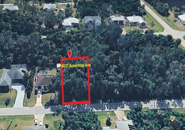 Photo 1 of Land for sale at 18037 Ackerman Ave, Port Charlotte, FL 33948 | MLS# A4695183 | Listing updated on 2026-06-18