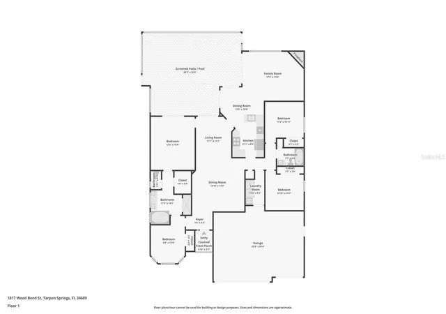38th image of 1817 Wood Bend St, Tarpon Springs, FL 34689 | MLS# TB8513817