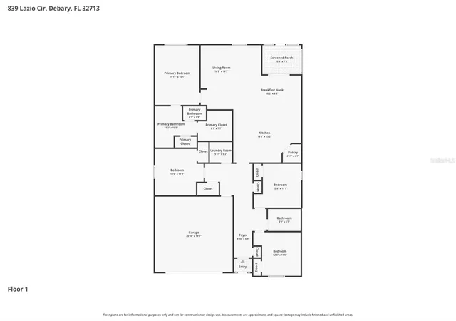 35th image of 839 Lazio Cir, Debary, FL 32713 | MLS# V4949384