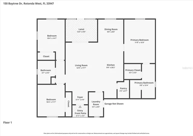44th image of 150 Baytree Dr, Rotonda West, FL 33947 | MLS# D6147657