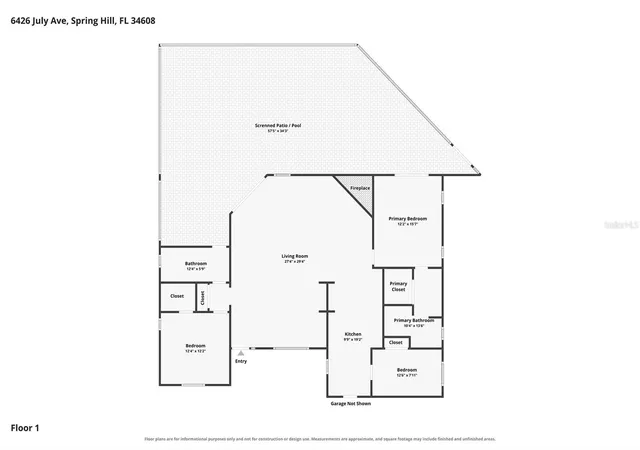 Photo 2 of Single family home for sale at 6426 July Ave, Spring Hill, FL 34608 | MLS# W7886471 | Listing updated on 2026-10-17
