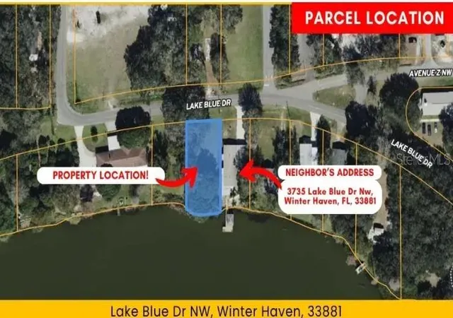 Photo 3 of Land for sale at Lake Blue Dr NW, Winter Haven, FL 33881 | MLS# TB8516744 | Listing updated on 2026-06-09