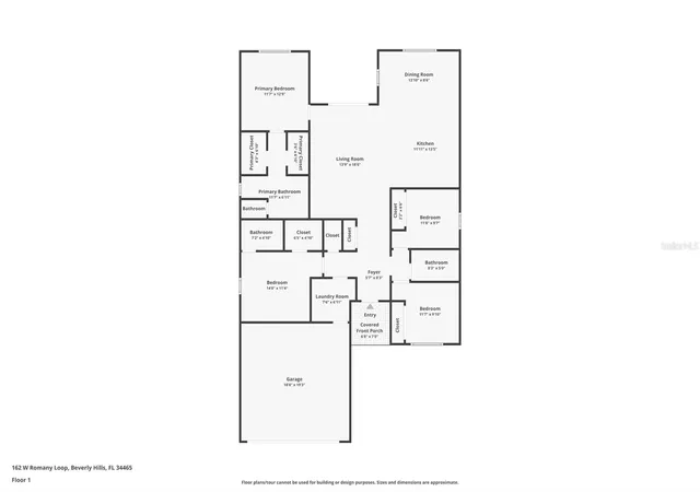 Homes for sale in Beverly Hills, FL | 162 W Romany Loop, Beverly Hills, FL 34465 | MLS# O6414809