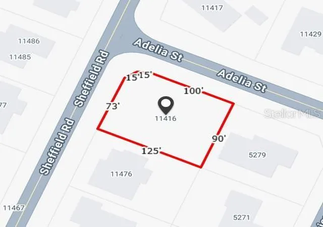 Photo 2 of Land for sale at 11416 Adelia St, Spring Hill, FL 34608 | MLS# C7527149 | Listing updated on 2026-08-21