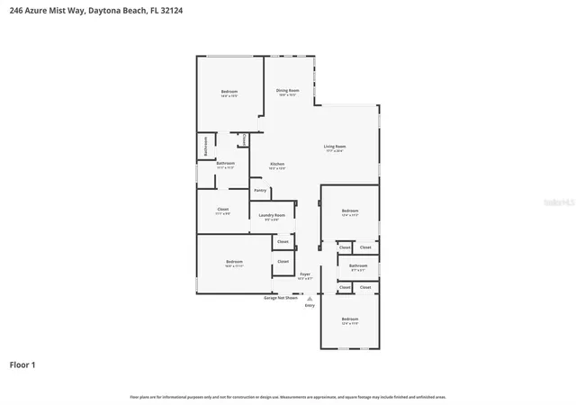 40th image of 246 Azure Mist Wy, Daytona Beach, FL 32124 | MLS# V4949617
