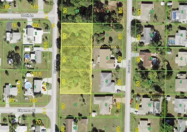 Photo 1 of Land for sale at 1231 Drury Ln, Englewood, FL 34224 | MLS# A4696961 | Listing updated on 2026-06-13