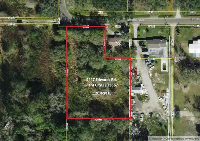 Photo 1 of Land for sale at 4447 Edwards Rd, Plant City, FL 33567 | MLS# TB8518846 | Listing updated on 2026-08-06