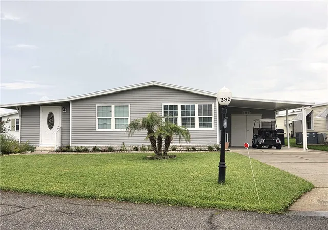 Photo 1 of Manufactured home for sale at 332 Victoria Dr, Haines City, FL 33844 | MLS# P4939074 | Listing updated on 2026-08-09