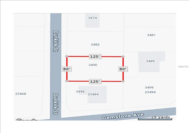 Photo 3 of Land for sale at 3490 Dunkirk St, Punta Gorda, FL 33980 | MLS# C7527587 | Listing updated on 2026-06-20