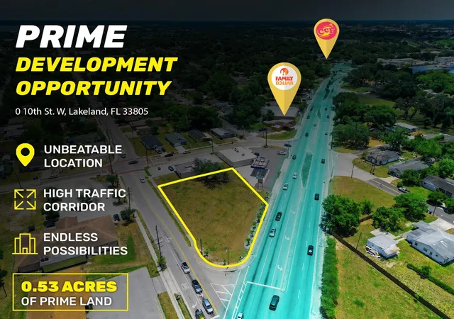 Photo 2 of Land for sale at 0 10th Street W, Lakeland, FL 33805 | MLS# TB8522857 | Listing updated on 2026-07-21