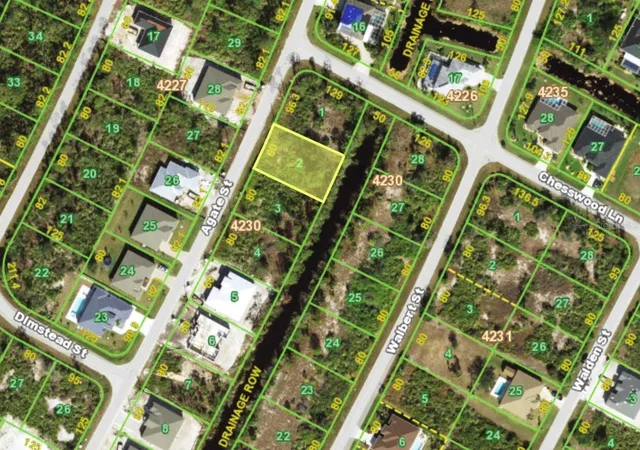 Photo 1 of Land for sale at 8278 Agate St, Port Charlotte, FL 33981 | MLS# A4698096 | Listing updated on 2026-10-29
