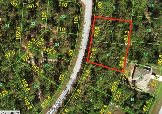 Photo 1 of Land for sale at 7424 Walcott St, Port Charlotte, FL 33981 | MLS# A4698099 | Listing updated on 2026-10-29