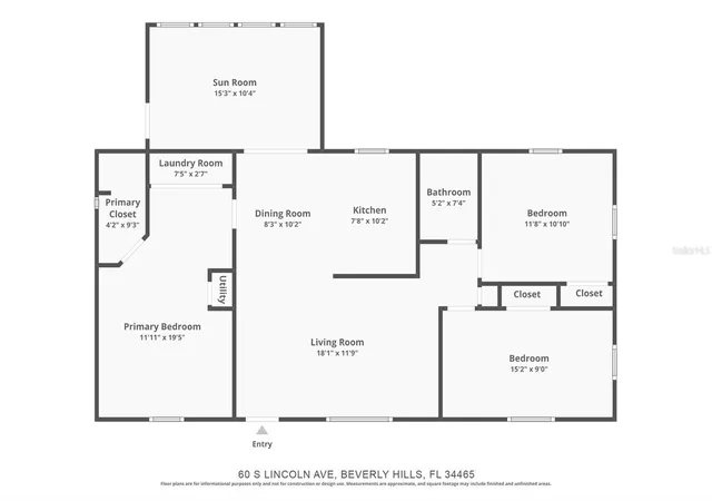 Homes for sale in Beverly Hills, FL | 60 S Lincoln Ave, Beverly Hills, FL 34465 | MLS# TB8525133