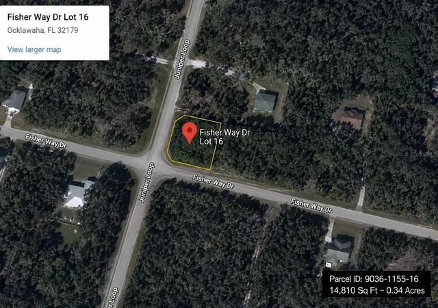 1st image of Fisher Way Dr Lot 16, Ocklawaha, FL 32179 | MLS# D6147972