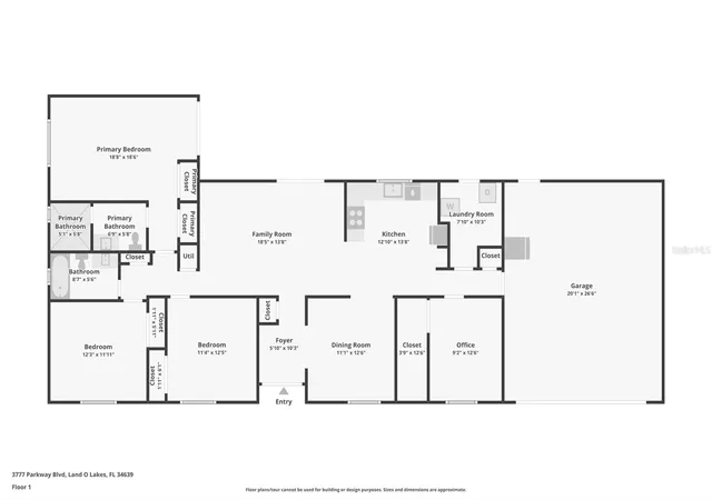 Photo 2 of Single family home for sale at 3777 Parkway Blvd, Land O Lakes, FL 34639 | MLS# TB8525798 | Listing updated on 2026-08-29