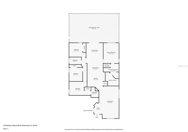 Photo 3 of Single family home for sale at 126 Madiera Beach Blvd, Kissimmee, FL 34746 | MLS# O6422779 | Listing updated on 2026-07-11