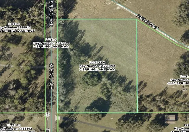 Photo 1 of Land for sale at Spring Lake Hwy, Brooksville, FL 34601 | MLS# W7887420 | Listing updated on 2026-07-16