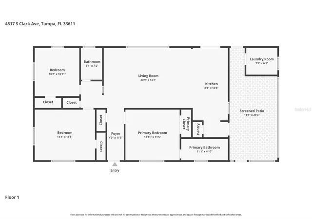 Photo 20 of Single family home for sale at 4517 S Clark Ave, Tampa, FL 33611 | MLS# O6423554 | Listing updated on 2026-08-25