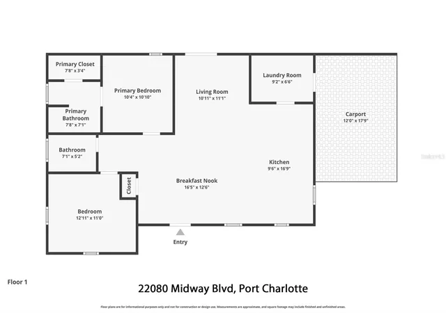 Photo 30 of Single family home for sale at 22080 Midway Blvd, Port Charlotte, FL 33952 | MLS# C7528248 | Listing updated on 2026-07-21
