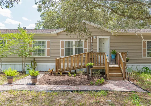 Photo 1 of Manufactured home for sale at 14800 Hays Rd, Spring Hill, FL 34610 | MLS# OM728257 | Listing updated on 2026-08-11