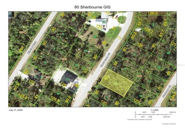 Photo 1 of Land for sale at 80 Sherbourne St, Port Charlotte, FL 33954 | MLS# C7528302 | Listing updated on 2026-08-05