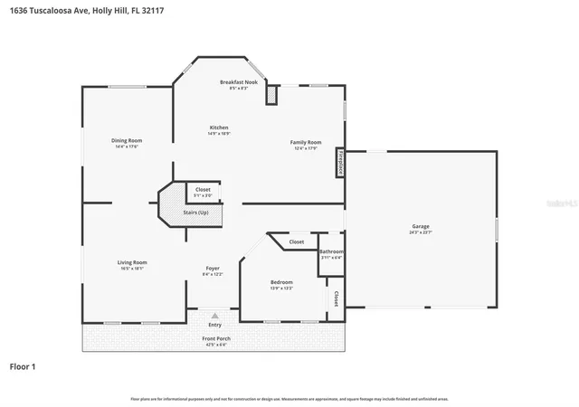 50th image of 1636 Tuscaloosa Ave, Daytona Beach, FL 32117 | MLS# A4700002