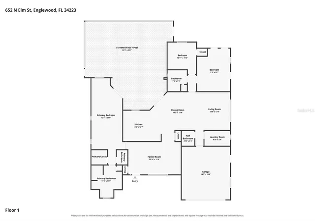 49th image of 652 N Elm St, Englewood, FL 34223 | MLS# C7528410