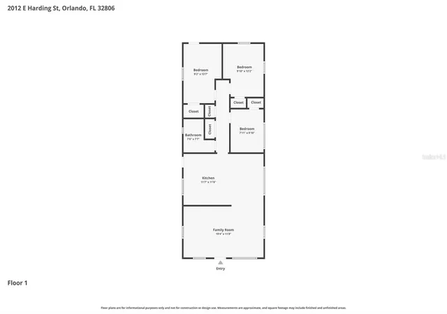 Photo 25 of Single family home for sale at 2012 E Harding St, Orlando, FL 32806 | MLS# O6425385 | Listing updated on 2026-08-13