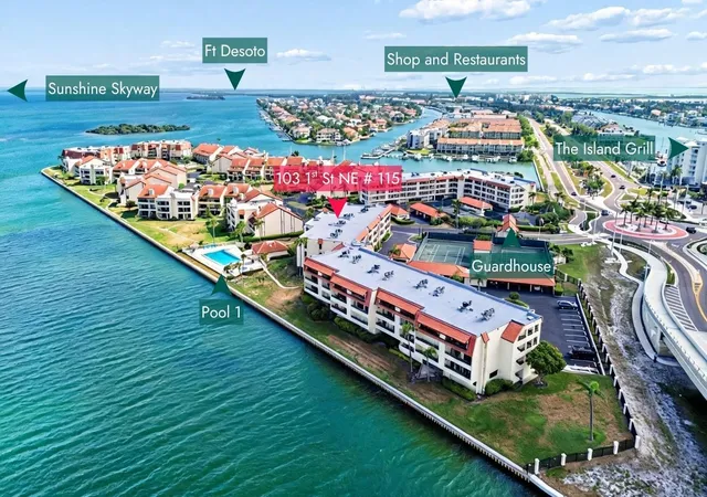 Listing Photo 2 - Condo for sale in building located at 103 1St St E, Tierra Verde, FL 33715 - Unit #115