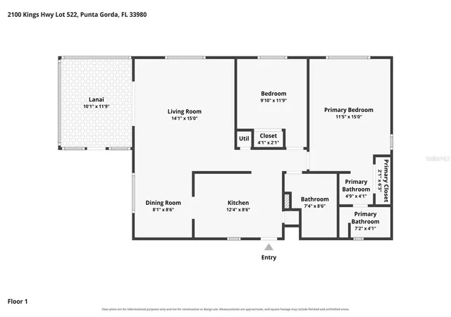Photo 1 of Manufactured home for sale at 2100 Kings Hwy #522, Port Charlotte, FL 33980 | MLS# C7528818 | Listing updated on 2026-07-26