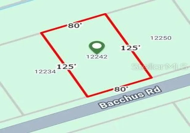 Photo 2 of Land for sale at 12242 Bacchus Rd, Port Charlotte, FL 33981 | MLS# C7528955 | Listing updated on 2026-10-09