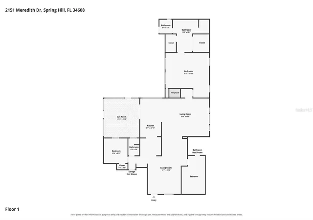 Photo 2 of Single family home for sale at 2151 Meredith Dr, Spring Hill, FL 34608 | MLS# W7888239 | Listing updated on 2026-08-29