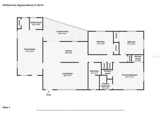 47th image of 610 Roma St, Daytona Beach, FL 32114 | MLS# FC320447