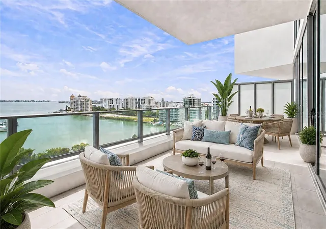 Photo 2 of Condo for sale at 1155 N Gulfstream Ave #806, Sarasota, FL 34236 | MLS# A4702460 | Listing updated on 2026-09-12