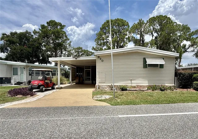 Photo 1 of Manufactured home for sale at 320 Palo Verde Dr, Leesburg, FL 34748 | MLS# G5116273 | Listing updated on 2026-09-23