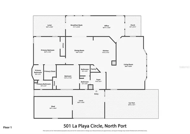 46th image of 501 La Playa Cir, North Port, FL 34287 | MLS# C7529458