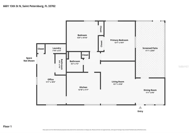 Photo 2 of Single family home for sale at 6601 13th Street N, Saint Petersburg, FL 33702 | MLS# TB8537943 | Listing updated on 2026-08-14