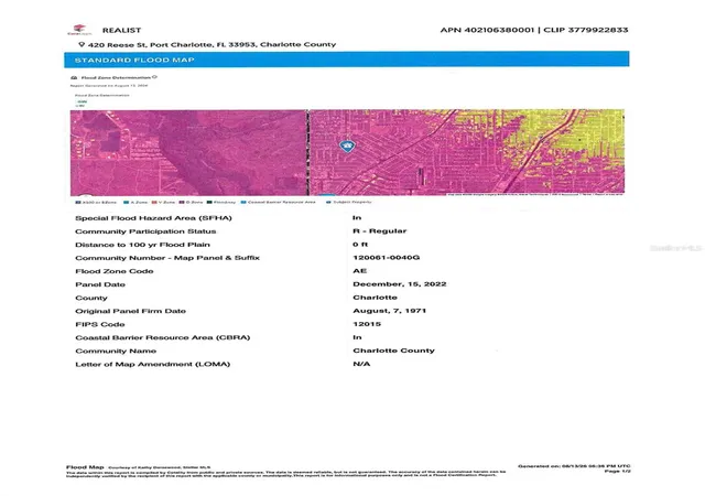 Photo 3 of Land for sale at 420 Reese St, Port Charlotte, FL 33953 | MLS# D6148393 | Listing updated on 2026-08-14