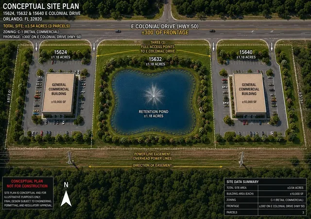 2nd image of 15624, 15632 & 15640 E Colonial Dr, Orlando, FL 32833 | MLS# O6433466