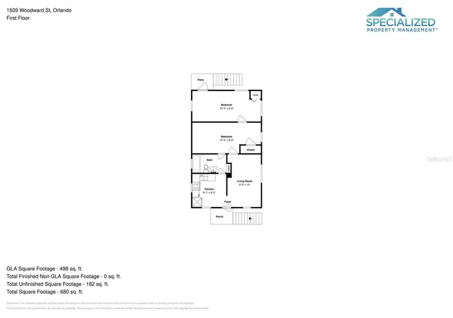 Listing Photo 2 - Condo for sale in building located at 1509 Woodward St, Orlando, FL 32803 - Unit #