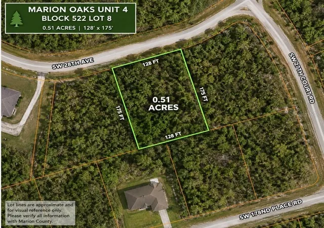 Photo 1 of Land for sale at Tba Sw 28th Ave, Ocala, FL 34473 | MLS# OM730446 | Listing updated on 2026-08-23