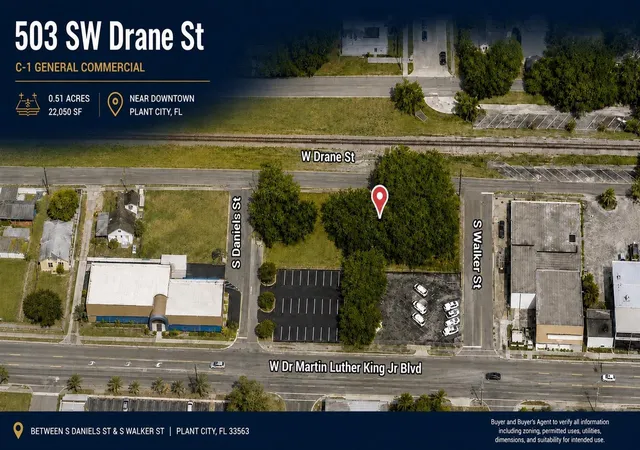 Photo 1 of Land for sale at 503 Sw Drane St, Plant City, FL 33563 | MLS# TB8539327 | Listing updated on 2026-08-26