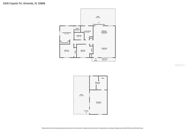Photo 3 of Single family home for sale at 5345 Coyote Trl, Orlando, FL 32808 | MLS# O6434198 | Listing updated on 2026-10-07