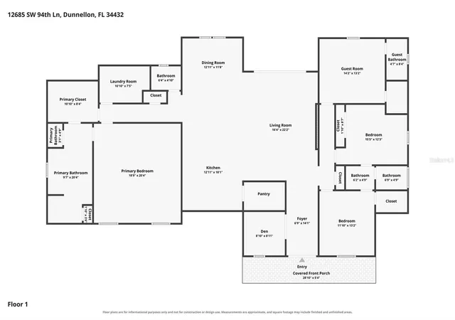 60th image of 12685 Sw 94th Ln, Dunnellon, FL 34432 | MLS# OM730574