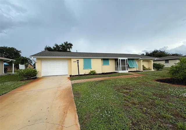 Photo 1 of Single family home for sale at 650 Hartford Dr Nw, Port Charlotte, FL 33952 | MLS# A4703575 | Listing updated on 2026-09-06