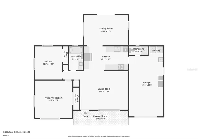 Photo 26 of Single family home for sale at 3420 Paloma Dr, Holiday, FL 34690 | MLS# TB8540836 | Listing updated on 2026-08-28