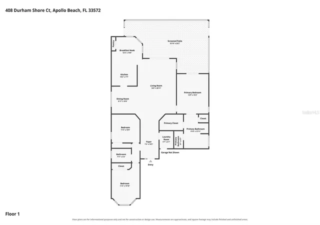 3rd image of 408 Durham Shore Ct, Apollo Beach, FL 33572 | MLS# TB8541134