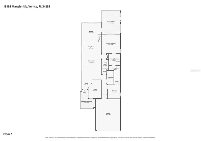 3rd image of 19185 Mangieri St, Venice, FL 34293 | MLS# N6145445