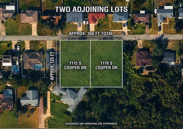 Photo 3 of Land for sale at 1115 & 1119 S Cooper Dr, Deltona, FL 32725 | MLS# TB8541484 | Listing updated on 2026-09-18